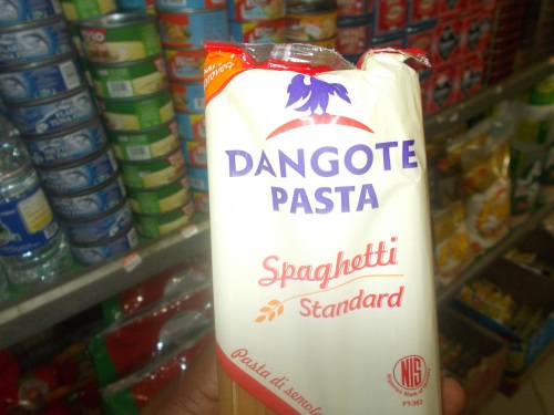 dangote pasta spaghetti