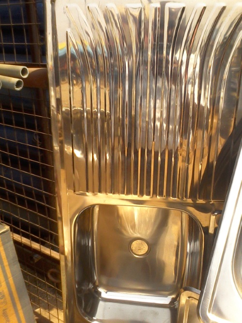 kitchen sink double tray single hole price in nigeria